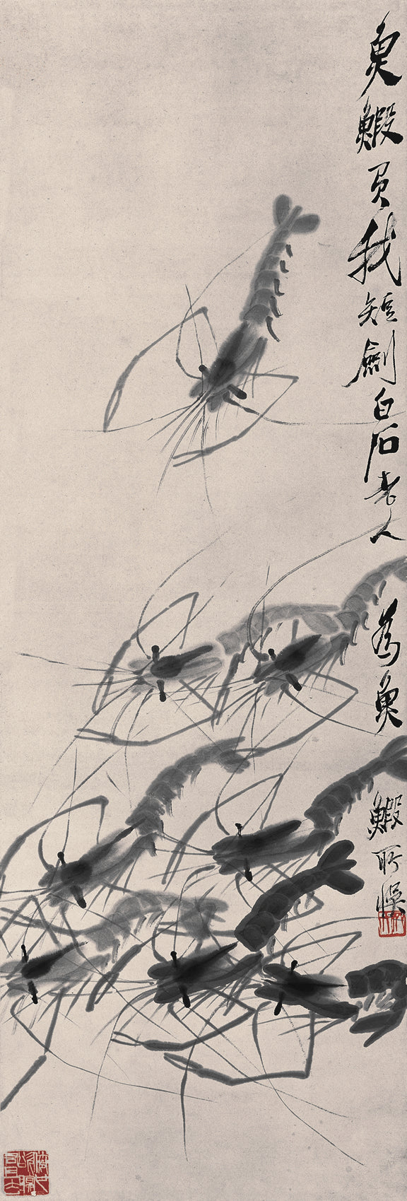 QiBaiShi-eight shrimps